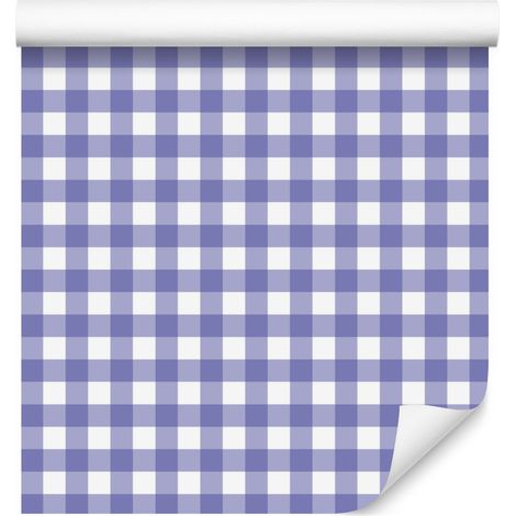 Papier peint à motifs bleus et blancs pour salon et chambre, 50 x 1000 cm (1/5)