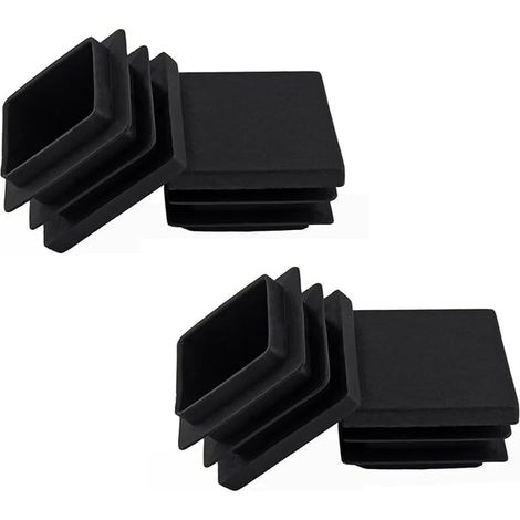 Bouchons à Lamelles 60X60mm Bouchon Pied de Chaise Bouchon Tube Carré pour Tubes Métalliques, Pieds de Chaises, Pieds de Canapés, Pieds de Tables 60X60mm (1/5)