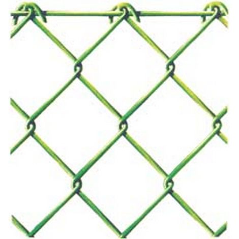 1ROTOLO RETE GRIGLIA PLASTIFICATA VERDE "REPLAX" MAGLIA 50X50 FILO  MM.2,4 ESTERNO