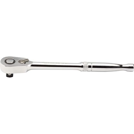 Draper H60MH 1/5.1 cm Square Drive Ratchet Wrench with 60 Teeth, Reversible Micro Head, Blue (1/5)