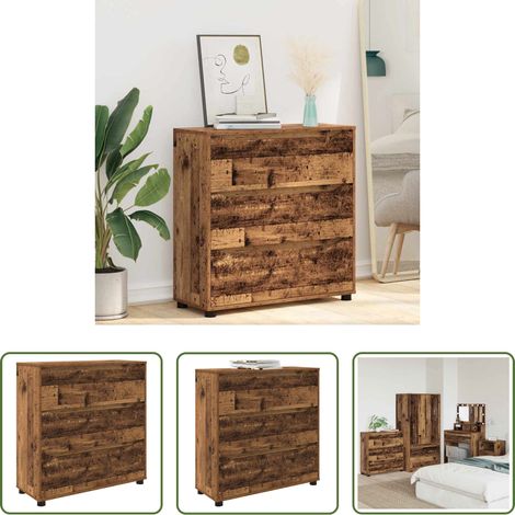 Schrank Altholz - Aufbewahrungsschrank Altholz 80 x 31 x 81 cm Holzwerkstoff (1/5)