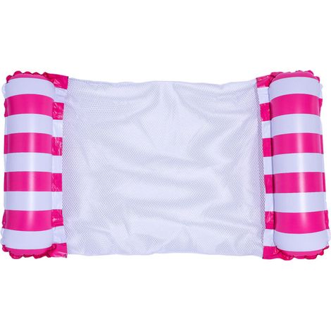 Chaise longue aquatique, canapé-lit flottant, bouée gonflable pour adultes (pompe incluse)