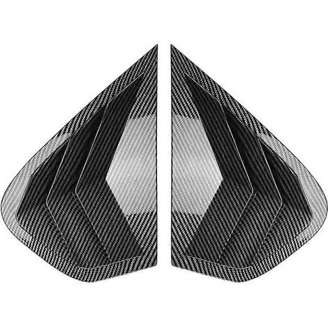 Grille de persienne de vitre latérale pour BMW X6 E71 E72, motif fibre de carbone (1/5)