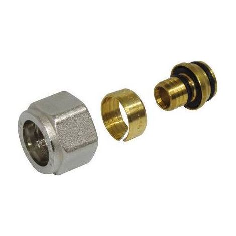 RACCORDO A COMPRESSIONE PER TUBO MULTISTRATO 595M Misura: 1/2 - 16x2