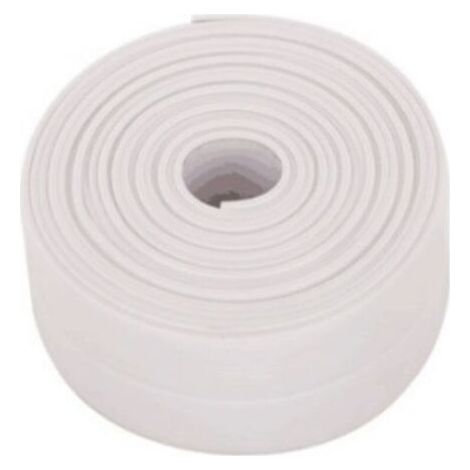 Rouleau d'étanchéité auto-adhésif 38mm x 3m – Imperméable et anti-salissure – Pour joints cuisine et salle de bain – Installation facile (1/5)