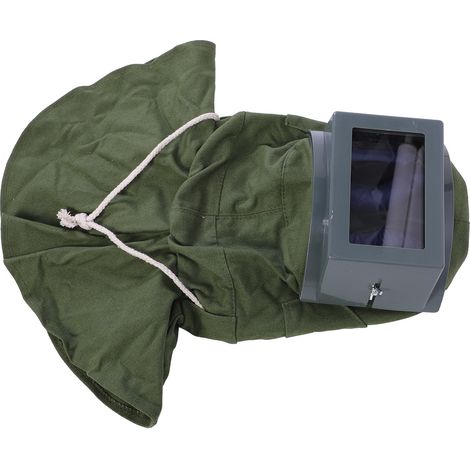 Cagoule de sablage anti-poussière et coupe-vent avec protection du cou, idéale pour le sablage. (1/5)