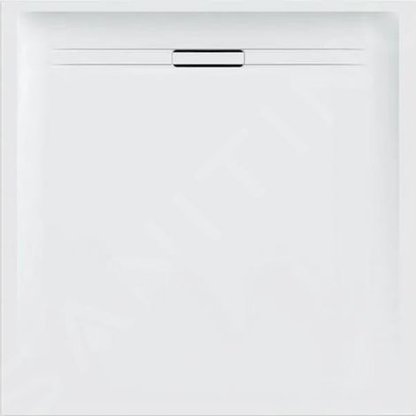 Receveur carré Geberit Sestra 80 x 80 Blanc Structure ardoise - GEBERIT 550.290.00.2 (1/3)