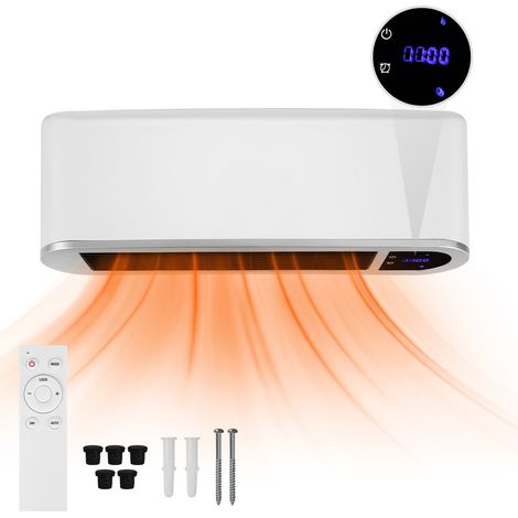 Jiubiaz Radiatore elettrico a parete - Telecomando - Bianco - con rilevamento finestra aperta - WLAN (1/5)