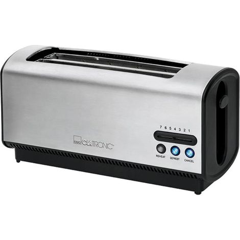 Clatronic TA 3687 Toaster Silber 1200W