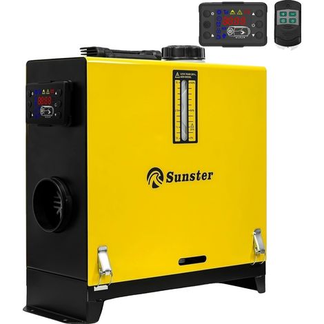 Riscaldatore a gasolio, pannello LCD, telecomando, 8 kW (1/5)