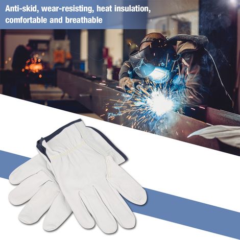 Sehr weiche, feuerfeste Handschuhe aus angerautem Schaffell, WIG-Schweißhandschuh (1/5)