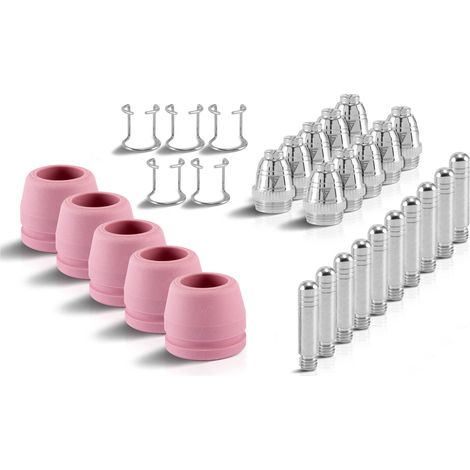 STAHLWERK Set d'accessoires plasma P-60 30 pièces pour torche de découpage plasma P-60 CUT (1/5)