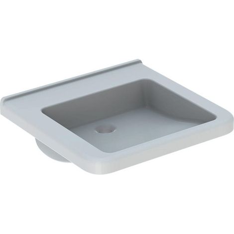 Lavabo Geberit RENOVA COMFORT SQUARE 550x525mm unterfahrbar blanc KT