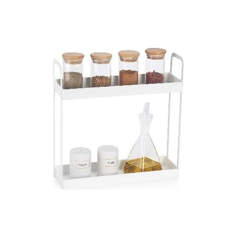 ANDREA HOUSE CC70030 Estante Cocina Metal Bl. 30,5X10X30 - ref: CC70030