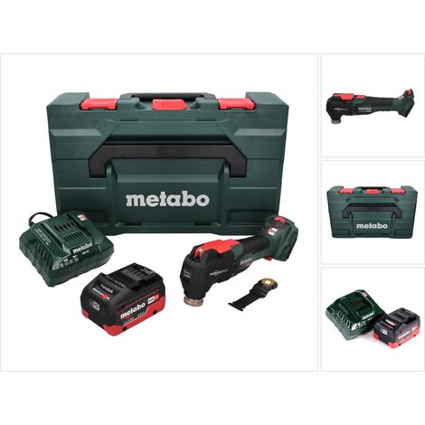 Metabo MT 18 LTX BL QSL Akku Multitool 18 V Brushless Starlock Plus + 1x Akku 5,5 Ah + Ladegerät+ metaBOX