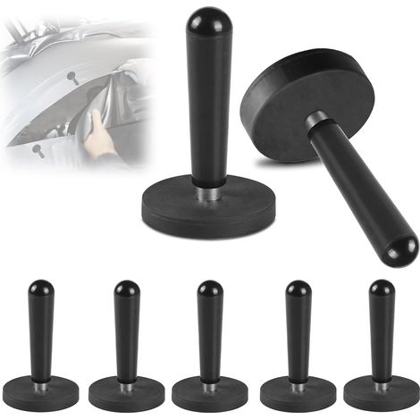 8er Pack Auto-Montagemagnete: Magnetischer Folienhalter, Montagemagnet, Folientool für Folie, Car Wrapping, DIY, Autofolie, Schwarz (1/5)