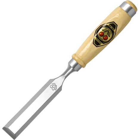 Kirschen Stechbeitel mit Weißbuchenheft 18 mm