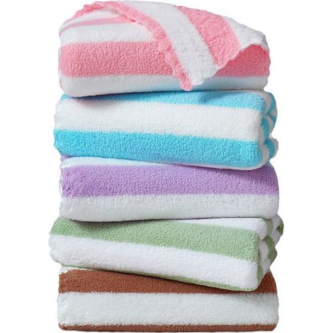 Serviette Visage - 30 x 60 cm - 100 % Coton - Absorbante - Douce - Pour Enfants et Adultes - 1 Pièce (1/3)