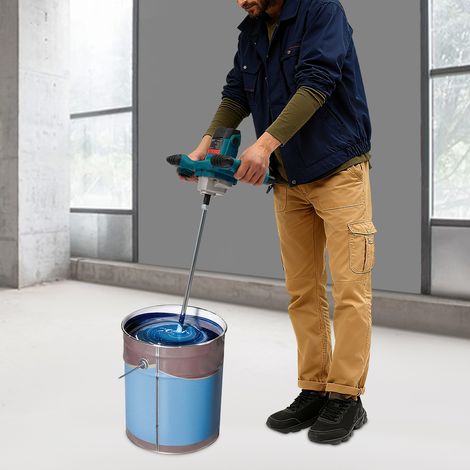 Elektrisch Rührwerk Mörtelrührer Mörtel Mixer Betonmischer Handrührgerät 2100W