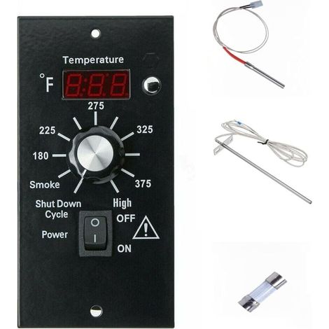 UlisemDigitales Thermostat-Bedienfeld-Kit, Grillzubehör für Raeger BAC236 Pelletgrills (1/4)