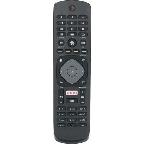 Remote Control Replace For Philips 4k Uhd Hdr Ambilight Smart Tv 43pus6262 49pus6262 50pus6262 55pus6262 65pus6262 (1/3)