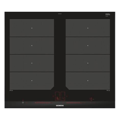 Siemens EX675LXC1E piano cottura Nero, Acciaio inossidabile Da incasso Piano cottura a induzione 4 Fornello(i) (1/3)