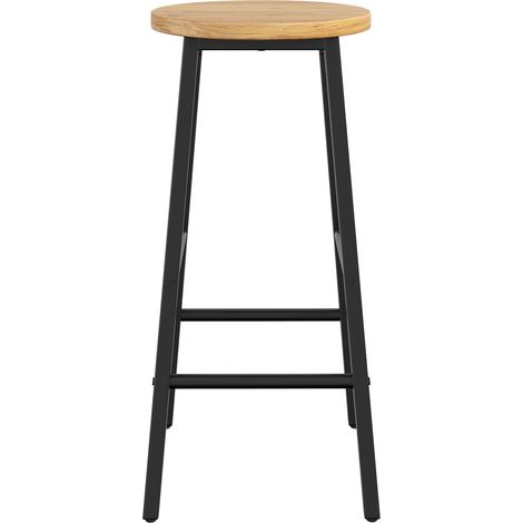 CHICFURN Îlot de cuisine avec 2 tabourets de bar, desserte de cuisine à plateau rabattable, rangement avec tiroirs, porte-bouteilles et étagères, noir (1/5)