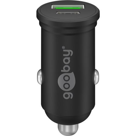 Goobay 61739 cargador de dispositivo móvil Smartphone Negro Encendedor de cigarrillos Carga rápida Interior (1/5)