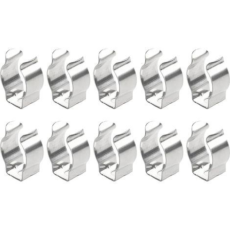 Support ressort 10 pièces inox, pour outils de jardin et balai (1/5)