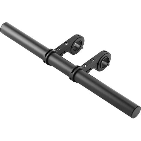Rallonge de guidon de vélo double fixation en alliage d'aluminium, porte-bagages réglable adapté pour valises (1/5)