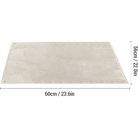 Tapis de protection contre les flammes pour barbecue, foyer extérieur, cuisinière à gaz et camping Ininflammable 5660cm (1/5)