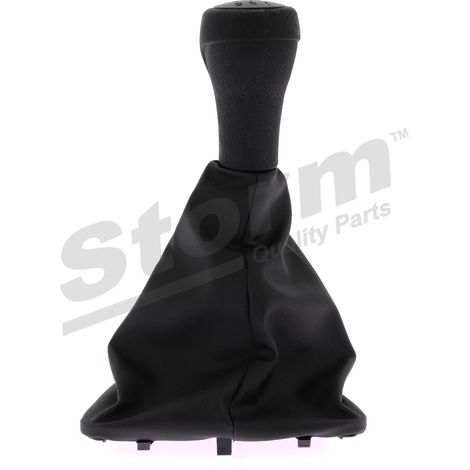 Pommeau 5 vitesses noir avec soufflet compatible Citroën Nemo Van (1/4)