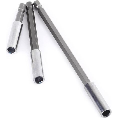 Porte-embout magnétique électrique à tige hexagonale ING, rallonge pour foret, porte-embout de tournevis en acier au carbone et en acier au vanadium (St) (1/5)
