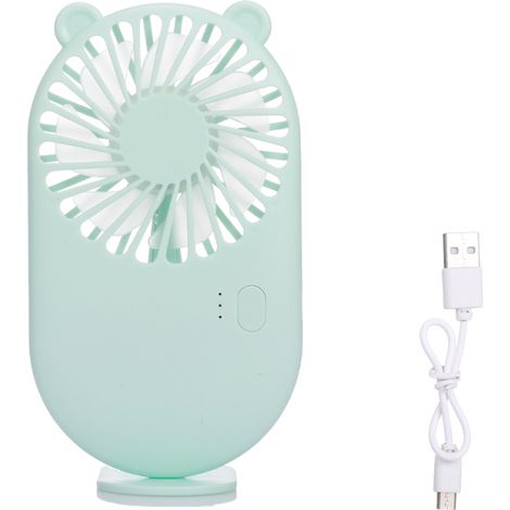 Ventilador de bolsillo portátil, mini ventilador de mano con carga USB y 3 velocidades ajustables, ideal para viajes, oficina, hogar y dormitorio.