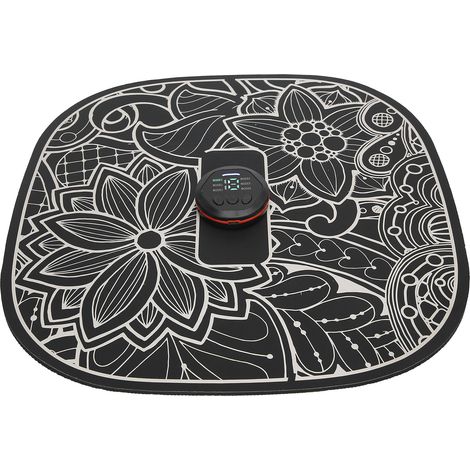 Lot de 2 Coussin Massage Pieds Électrique Rechargeable, Stimulateur EMS Anti-Douleur, Appareil de Relaxation Plantaire (1/5)