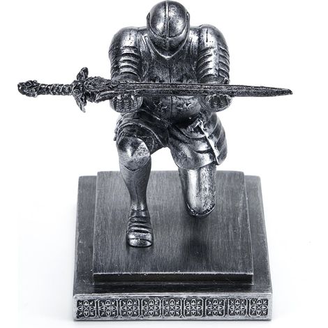 Knight Porte Stylo Magnétique Résine Ornements Décoration Bureau Décoration Maison Stylo Organisateur (1/5)