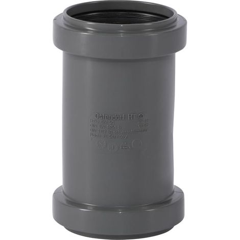 Le Sanitaire – Manchon coulissant DN50 – Raccord d'évacuation PVC – Triple lèvre d'étanchéité – Pour eaux usées chaudes et froides (1/3)