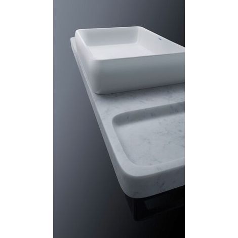 DURAVIT D4800400 QTG WT Support non et support conique blanc brillant (1/2)