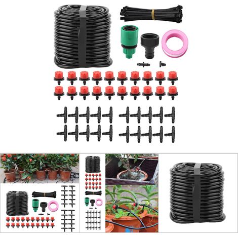 Irrigation Kit System 20m Micro pour Culture Installation Domestique/Produits Agricoles en Plastique avec 20 Emplacements Automatique Jardin (1/5)