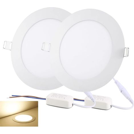 Spot Led Encastrable 15W 1350LM Blanc Chaud 3000K, Trou 170-180mm (1/5)