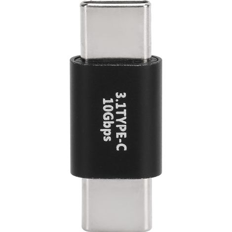 Adaptateur USB C Mâle à Mâle 3.1, Charge Rapide et Transfert Données 10Gbps (1/5)