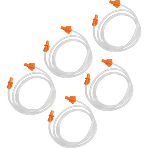 5 Ersatz-Einlaufschläuche, universell, 1,58 m Länge, universeller Darmreinigungsschlauch für den Heimgebrauch (1/5)