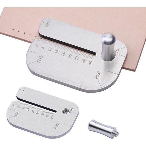 Placa perforadora auxiliar para coser cuero，Punzón de garra de acero inoxidable，complemento ideal para herramientas y accesorios de marroquinería (1/5)