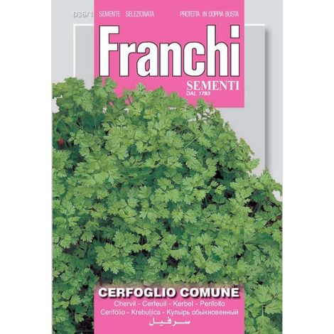 BUSTINA SEMI DI CERFOGLIO COMUNE ORTO GIARDINO SEMI (1/2)