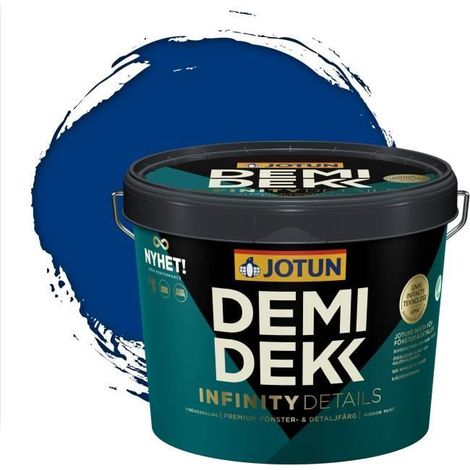 JOTUN - Peinture Bois, Lasure Opaque Satinée - RAL 5002 - Bleu Outremer - 3L (1/2)