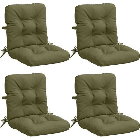 Cuscini per Sedia Alta in 4 Pezzi VIANEN 4 pcs 100% Poliestere vidaXL (1/5)