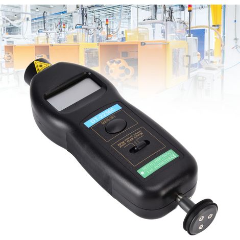 DT-2236C Dual-Use-Laser-/Kontakt-Drehzahlmesser zur linearen Geschwindigkeitsmessung mittels Kontakt (1/5)