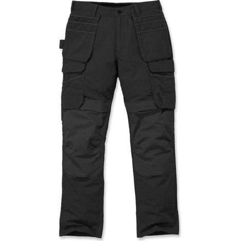 Pantalon de travail multipoches Steel CARHARTT S1103337001 - Noir - 44 - Jambes standards (1/4)