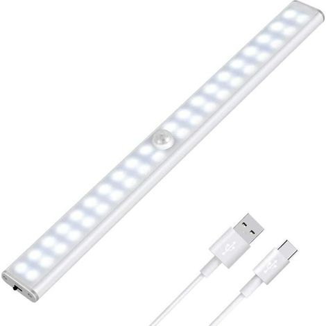 40 intelligente weiße LED-Perlen, Lichtleiste für den menschlichen Körper, 40 LED-Induktionsladelampe für dekorative Innenbeleuchtung (1/5)