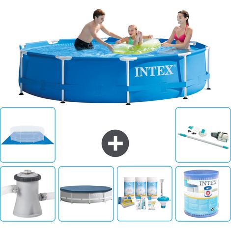 Intex Piscine Tubulaire Ronde - 305x76 cm - 7-pièces S41668 (1/4)